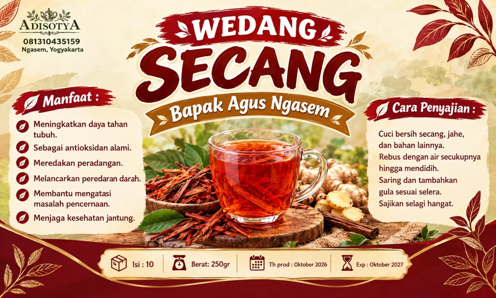 Contoh label sendiri 1